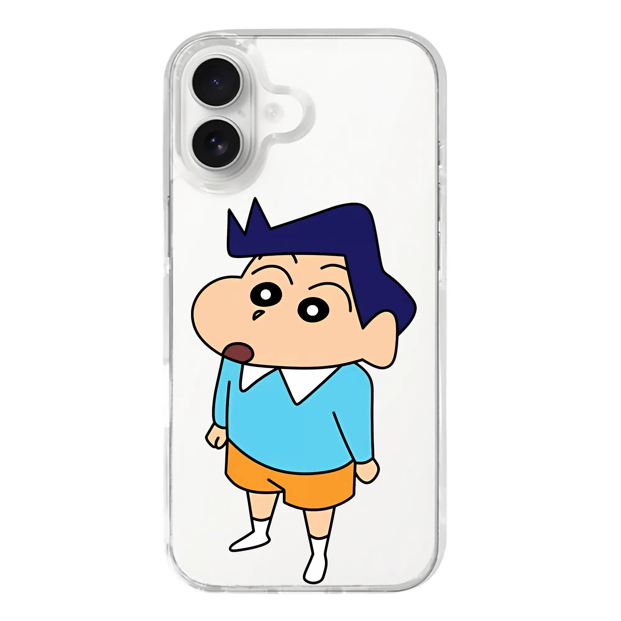 クレヨンしんちゃん グッズ 風間 とおる - iPhone 17シリーズ 透明スマホケース – 薄型・耐衝撃・精密フィット保護カバー